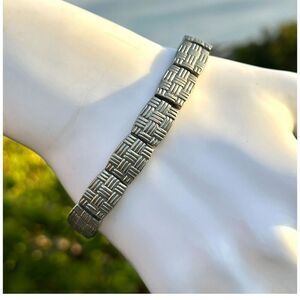 JEFFREY SCOTT FINE MAGNETICS TITANIUM WEAVE BRACELET